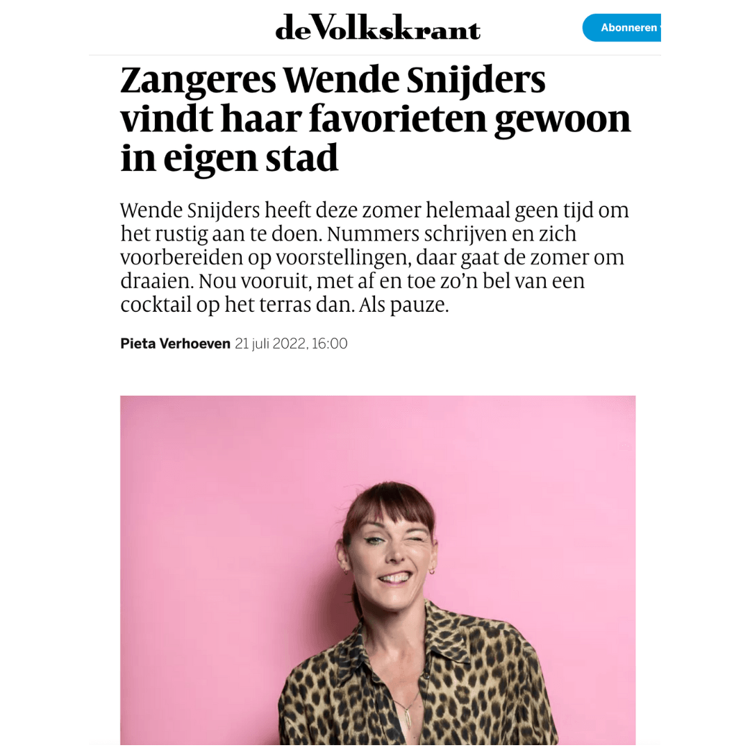 de Volkskrant | Perfume Lounge