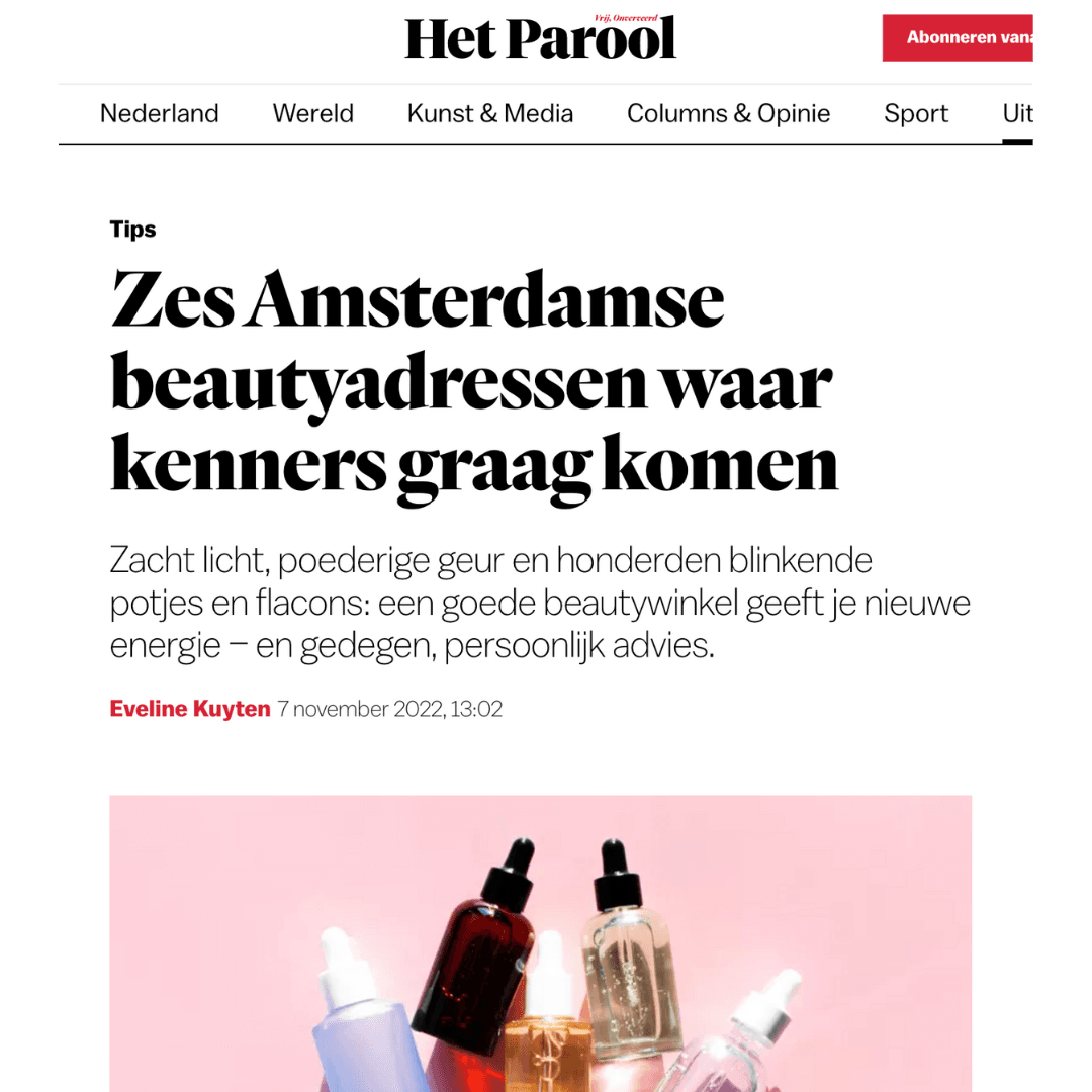 Het Parool | Perfume Lounge
