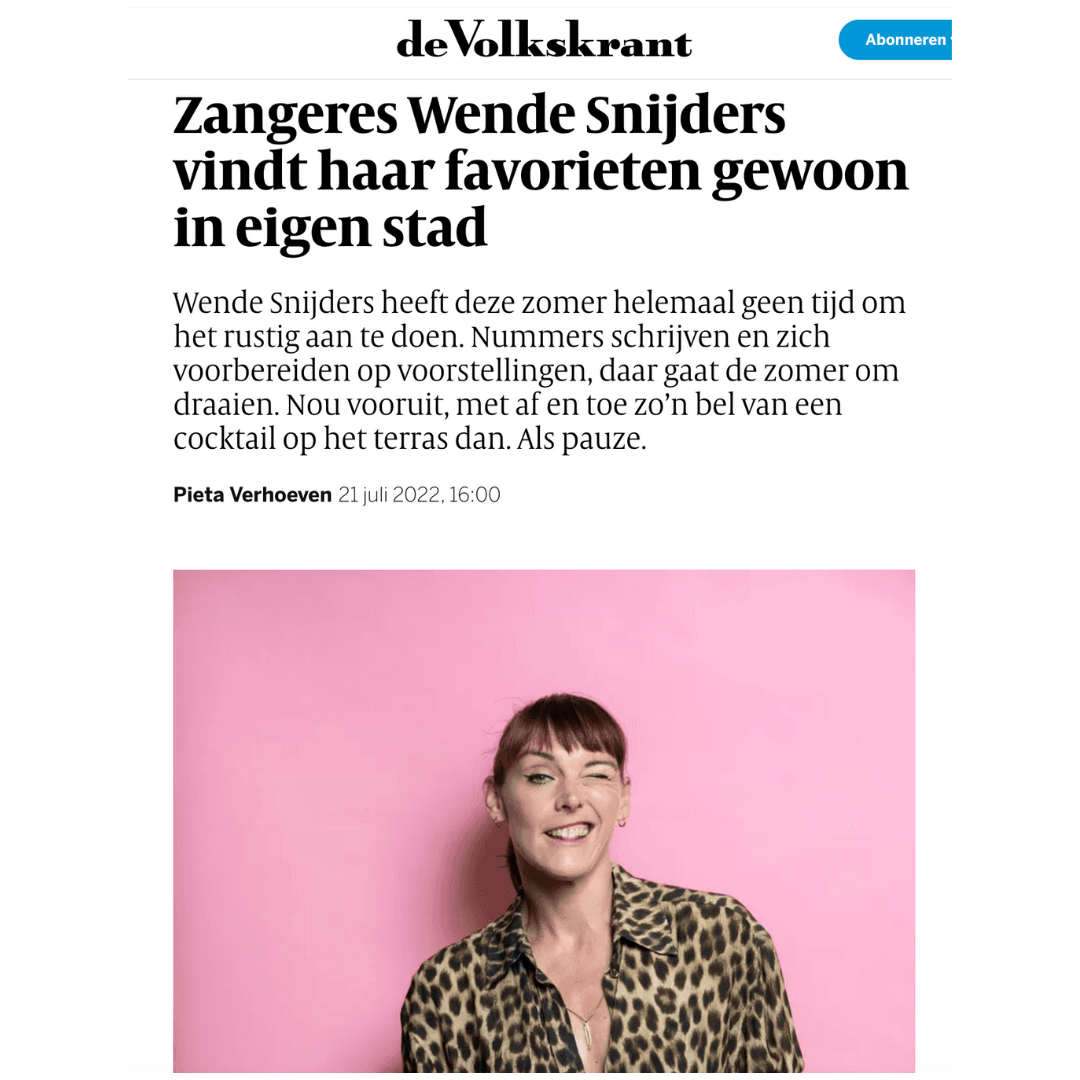 de Volkskrant | Perfume Lounge