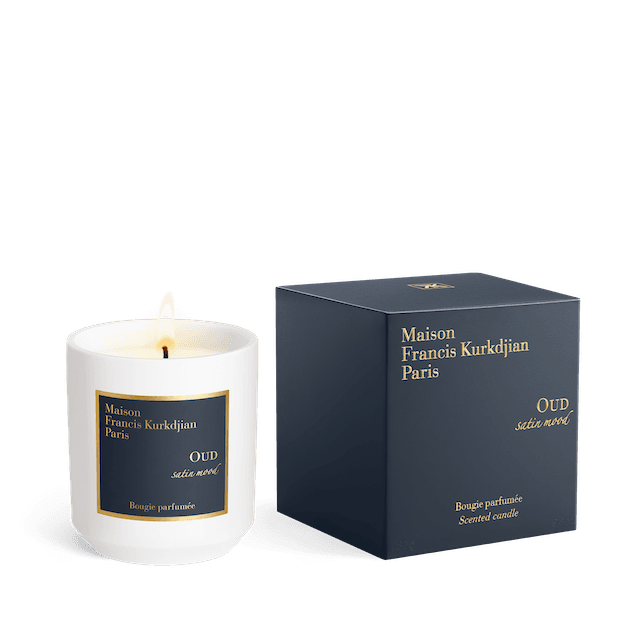 Maison Francis Kurkdjian - Oud satin mood scented candle | Perfume Lounge