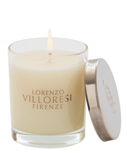Lorenzo Villoresi scented candle with flame trans