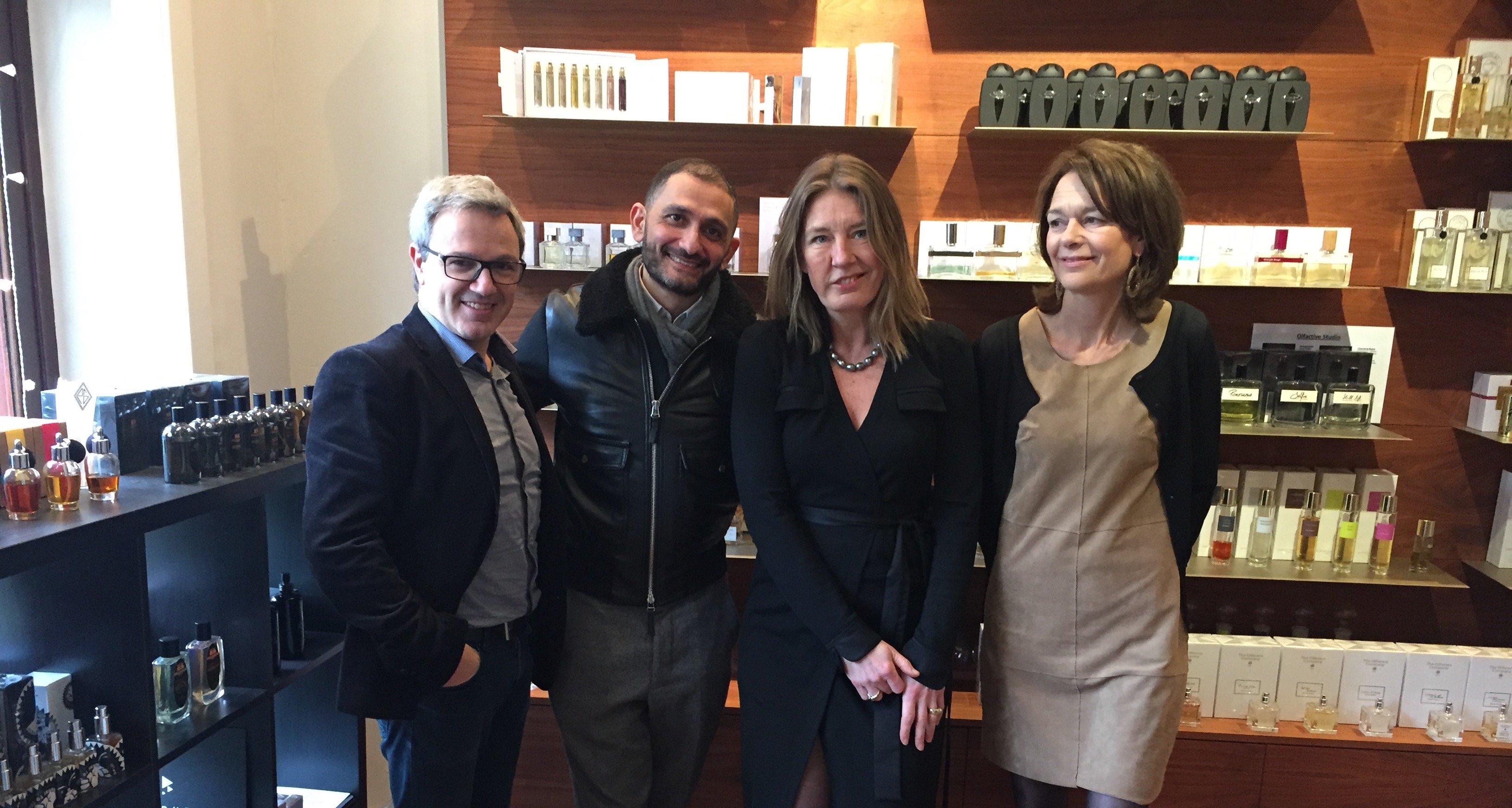 Francis Kurkdjian en Tanja Deurloo in Perfume Lounge