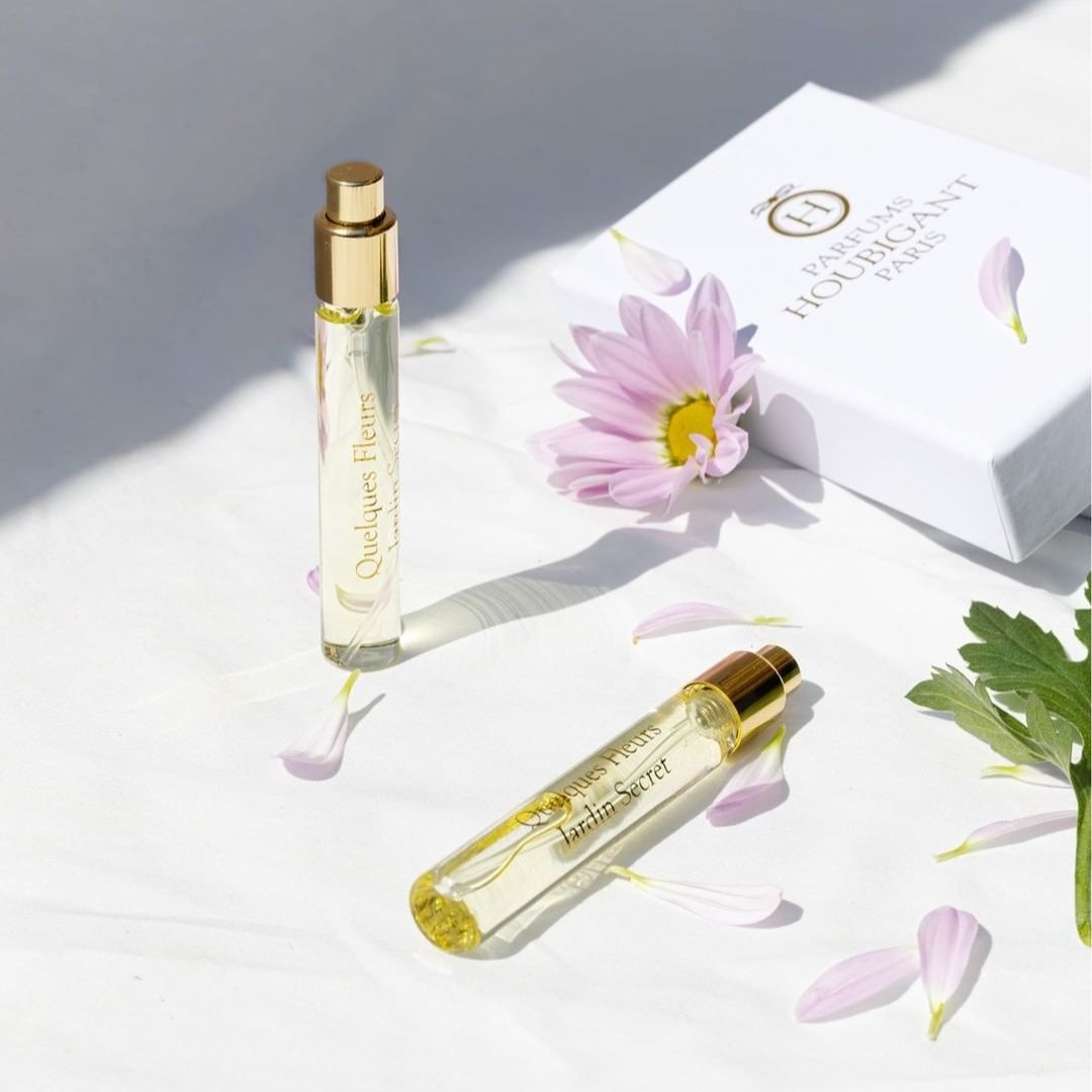 Houbigant Quelques Fleurs Jardin Secret travel set 4 x 8 ml | Perfume Lounge