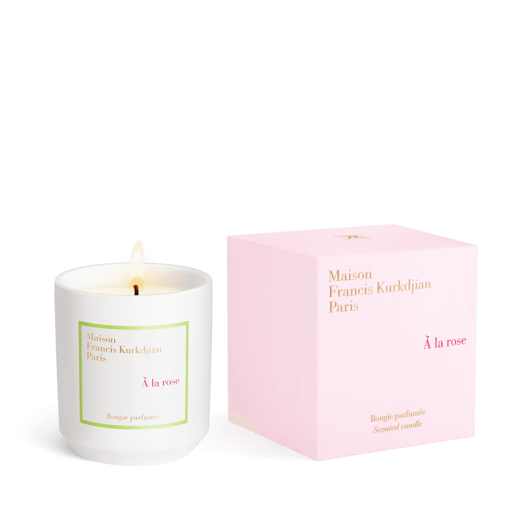 Maison Francis Kurkdjian - A la rose scented candle | Perfume Lounge