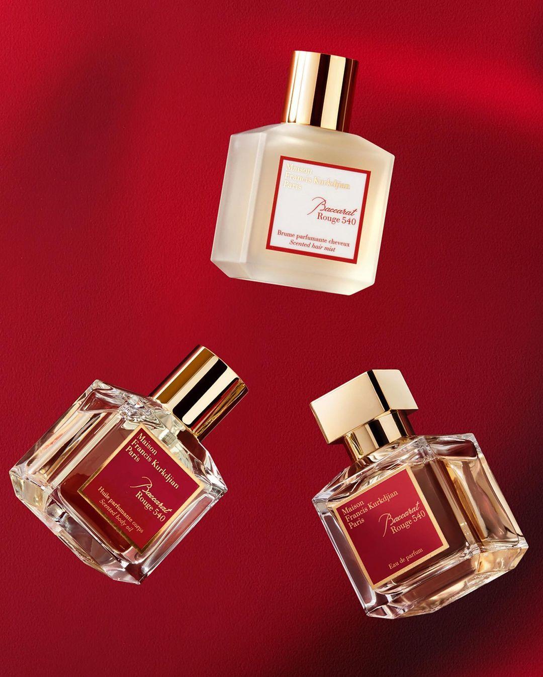 Maison Francis Kurkdjian - Baccarat Rouge - body oil - hair mist - eau de parfum | Perfume Lounge