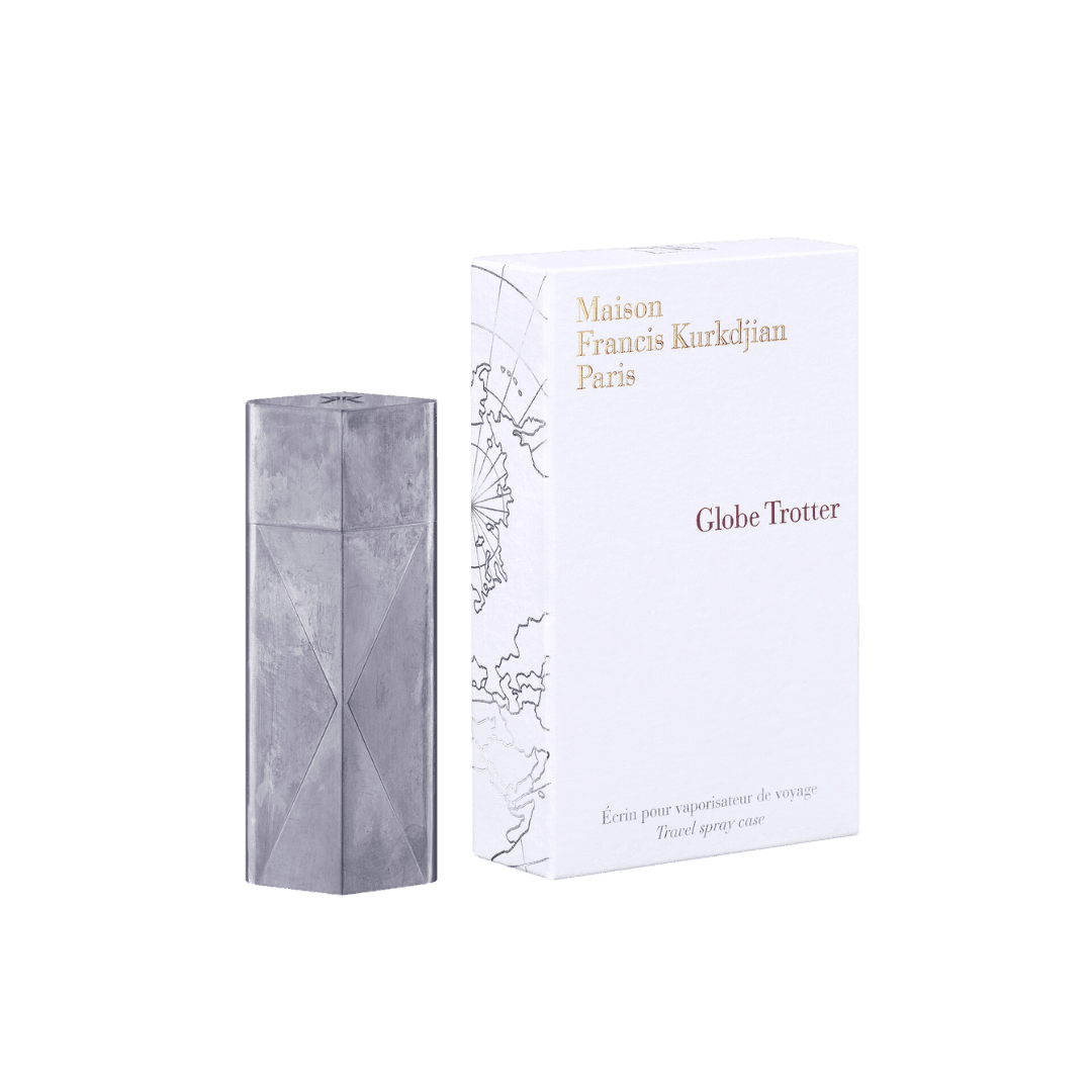 Maison Francis Kurkdjian - Globe trotter silver travel spray box | Perfume Lounge