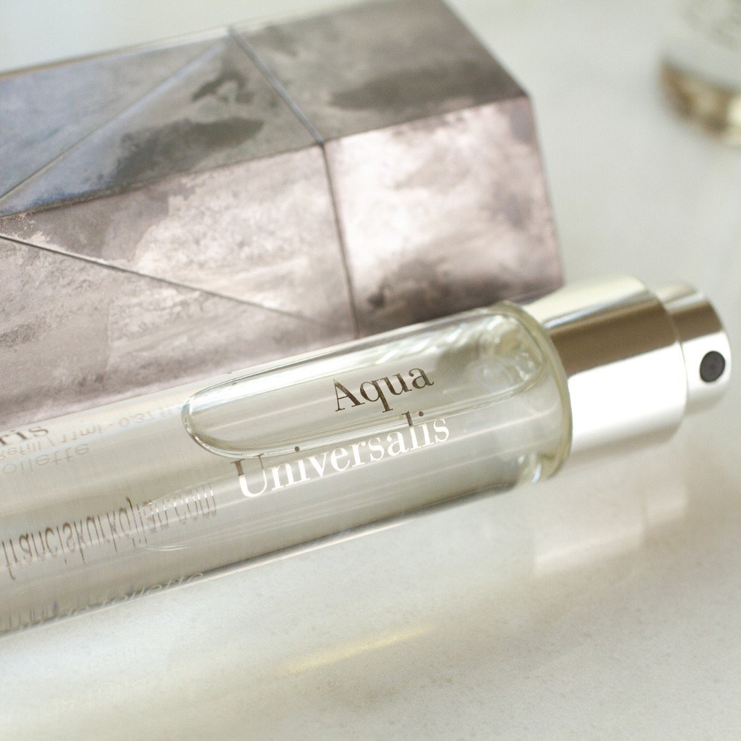 Maison Francis Kurkdjian - Globe trotter zinc + Aqua Universalis travel spray 11 ml refill (2)
