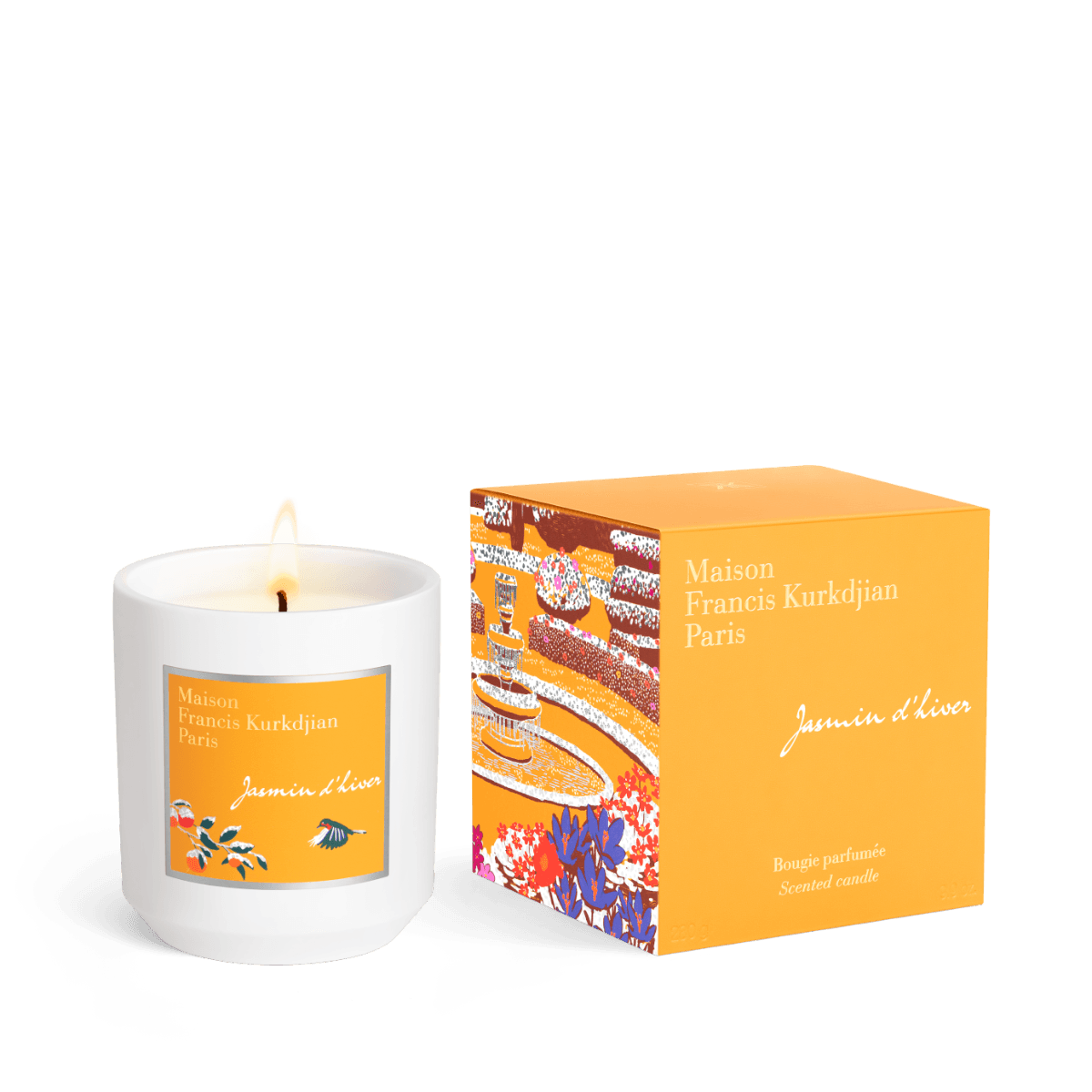 Image of Jasmin d'hiver scented candle by the perfume brand Maison Francis Kurkdjian