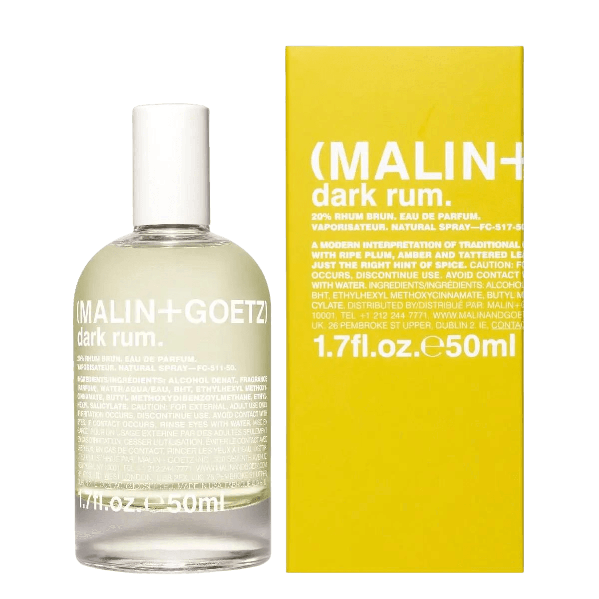 Malin + Goetz - Dark rum eau de parfum 50 ml with box | Perfume Lounge