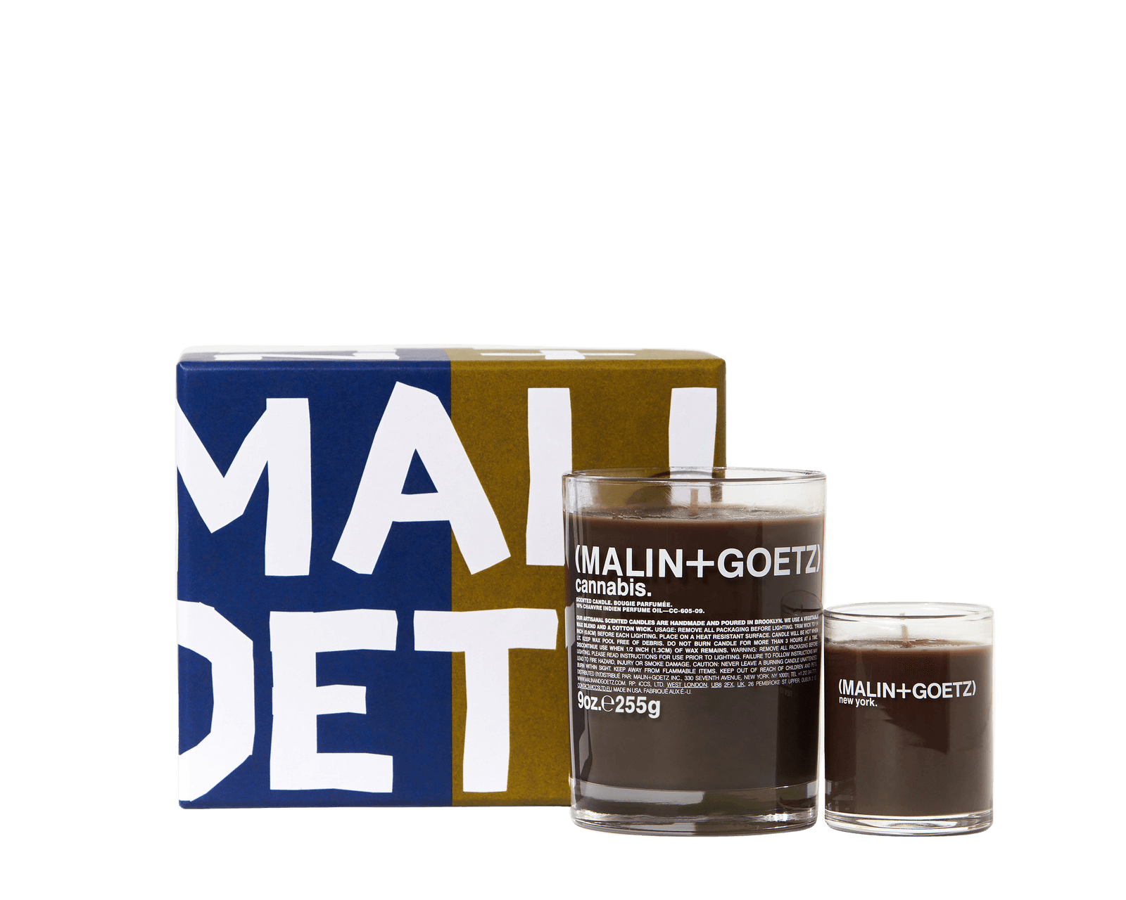 Malin + Goetz - gift set cannabis candles | Perfume Lounge