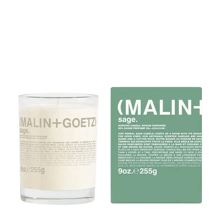 Malin + Goetz - sage scented candle | Perfume Lounge
