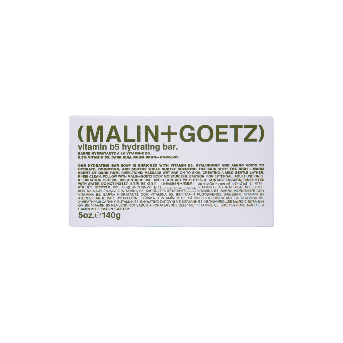 Malin + Goetz - Vitamin b5 hydrating bar dark rum