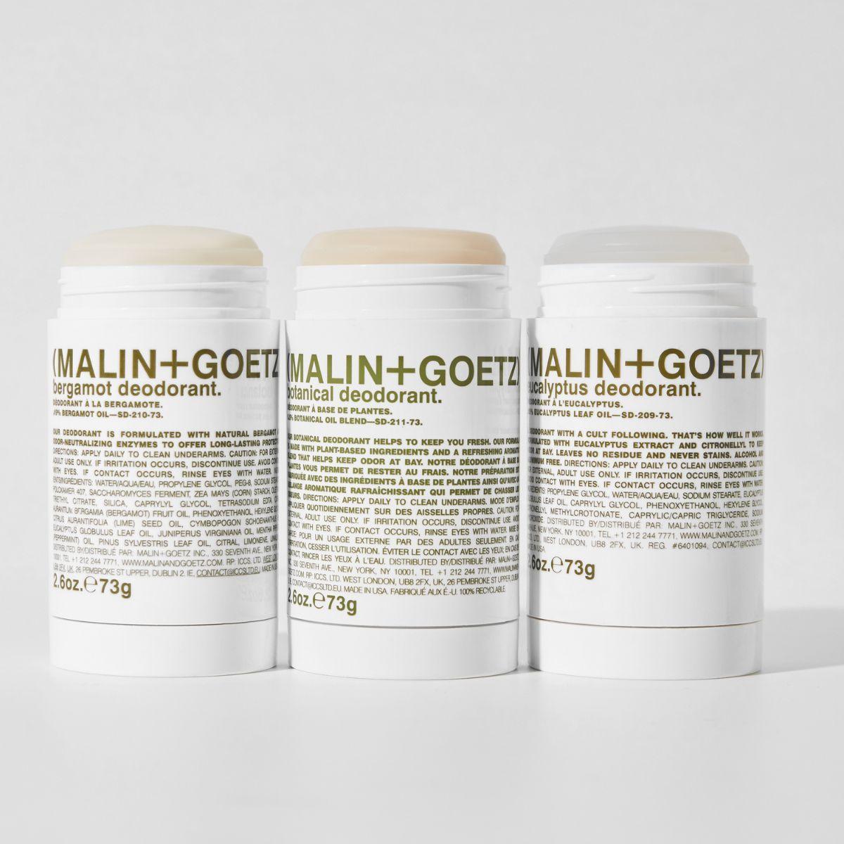 Image of deodorants collective by Malin + Goetz