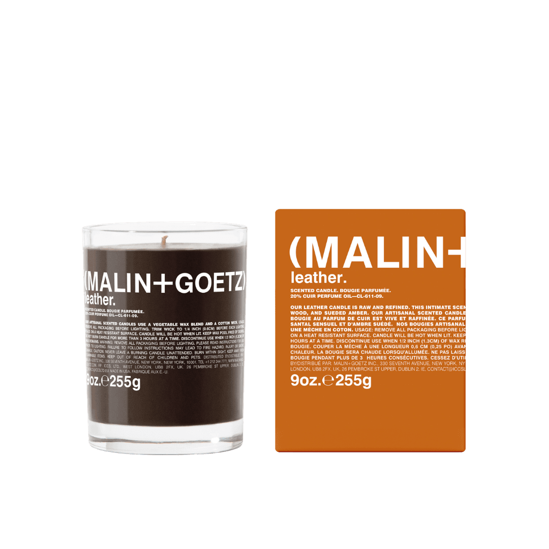 Malin + Goetz – Leather scented candle geurkaars 255g