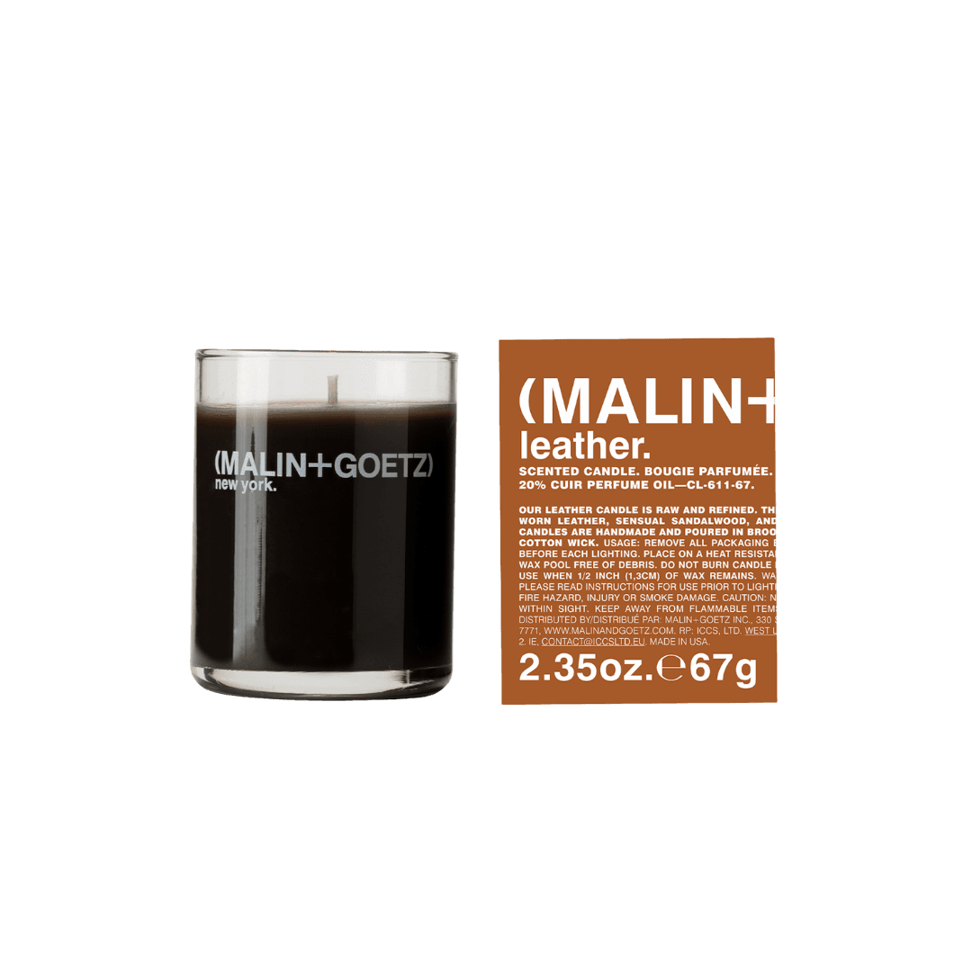 Malin + Goetz – Leather scented candle geurkaars 67g