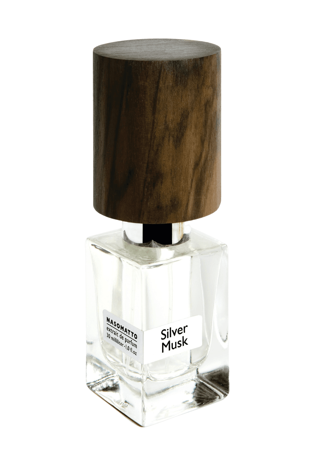 Nasomatto Silver Musk 30ml schuin | Perfume Lounge