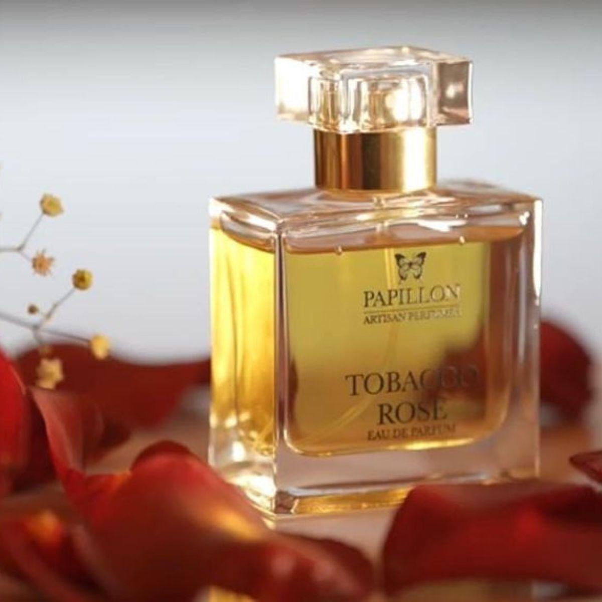 Image of the perfume Tobcaco Rose by the brand Papillon