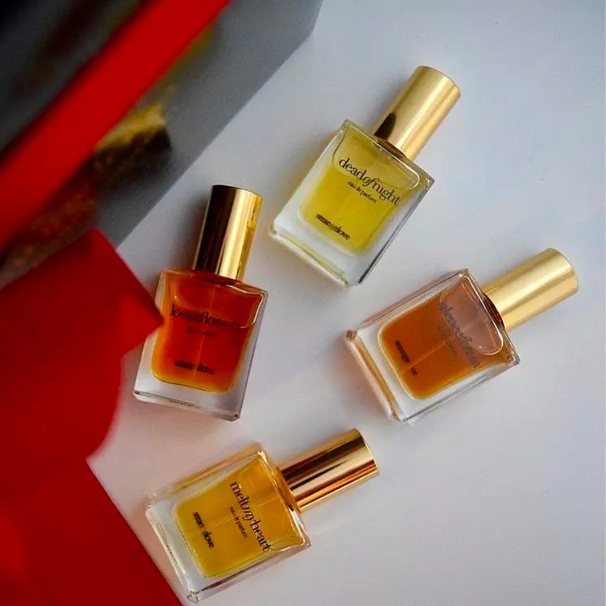 Image of the 15 ml eau de parfum collection by Strangelove
