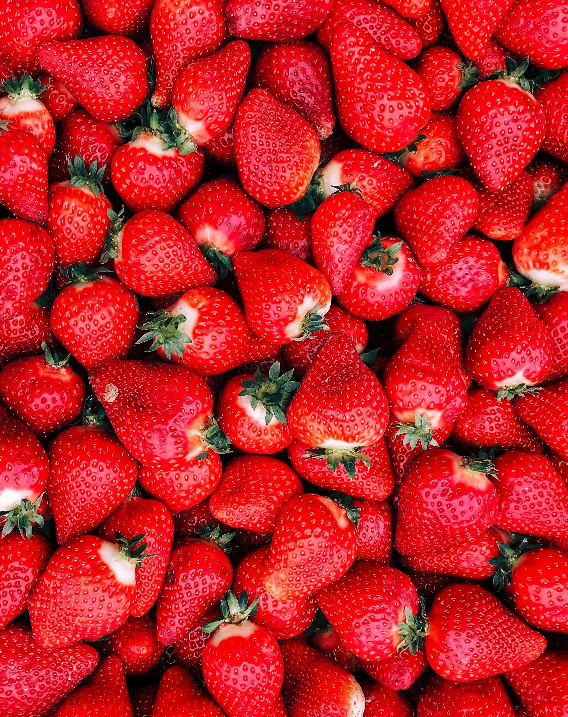 rood zoet fruit aardbeien